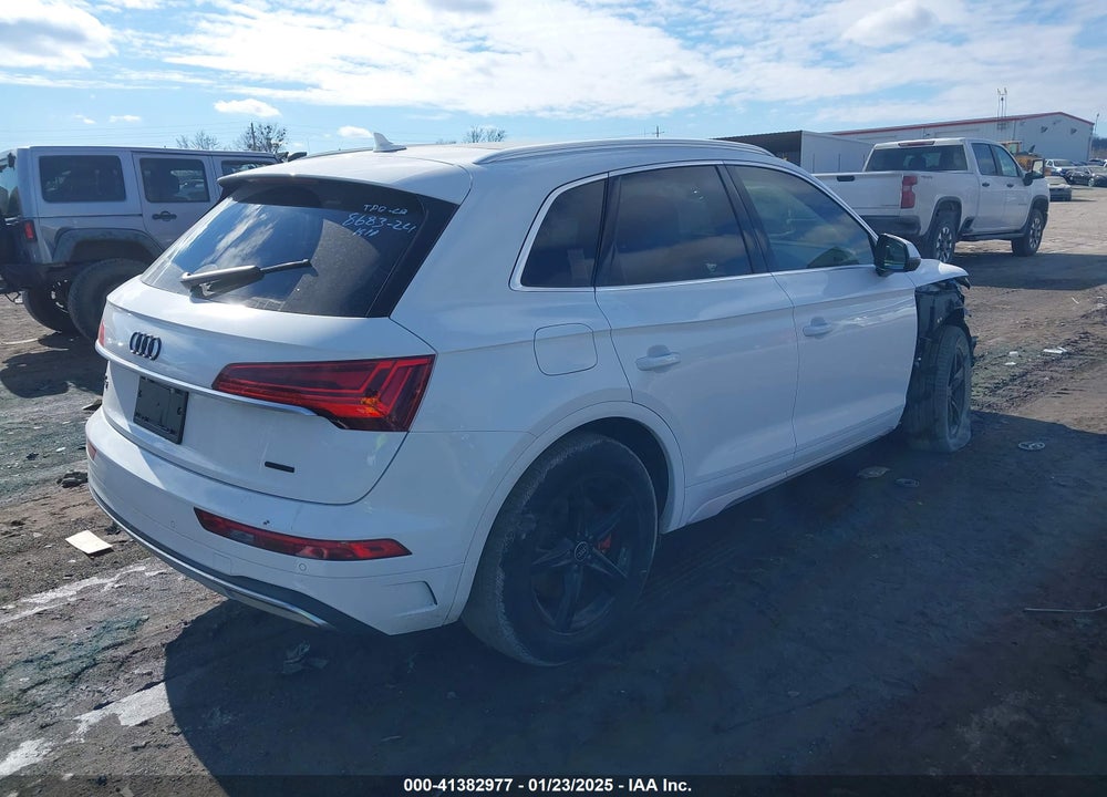 2022 AUDI Q5 PREMIUM 40 TFSI QUATTRO S TRONIC VIN: WA1ABAFY3N2073239