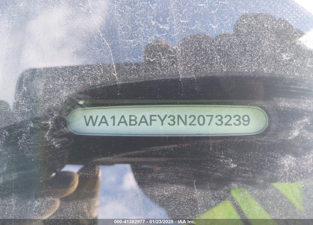 2022 AUDI Q5 PREMIUM 40 TFSI QUATTRO S TRONIC VIN: WA1ABAFY3N2073239