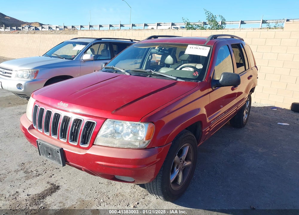 2002 JEEP GRAND CHEROKEE LIMITED VIN: 1J8GX58N92C186560