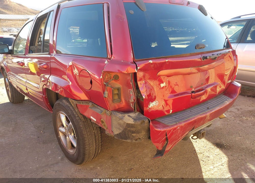 2002 JEEP GRAND CHEROKEE LIMITED VIN: 1J8GX58N92C186560