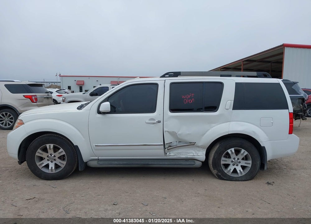 2012 NISSAN PATHFINDER SILVER VIN: 5N1AR1NN8CC606035