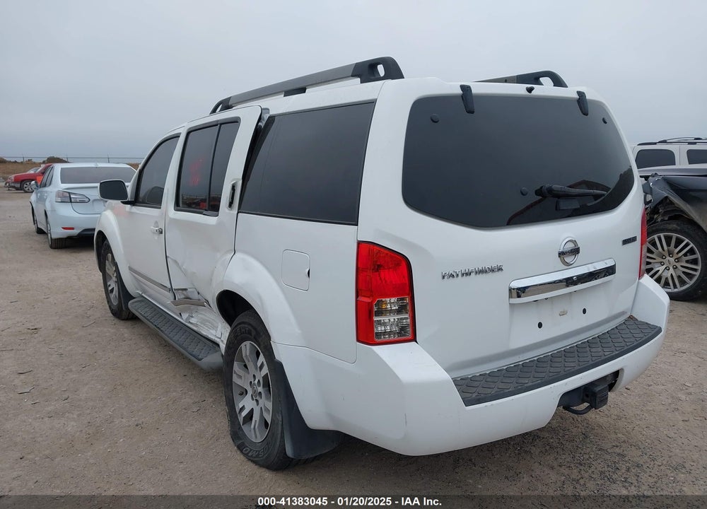 2012 NISSAN PATHFINDER SILVER VIN: 5N1AR1NN8CC606035