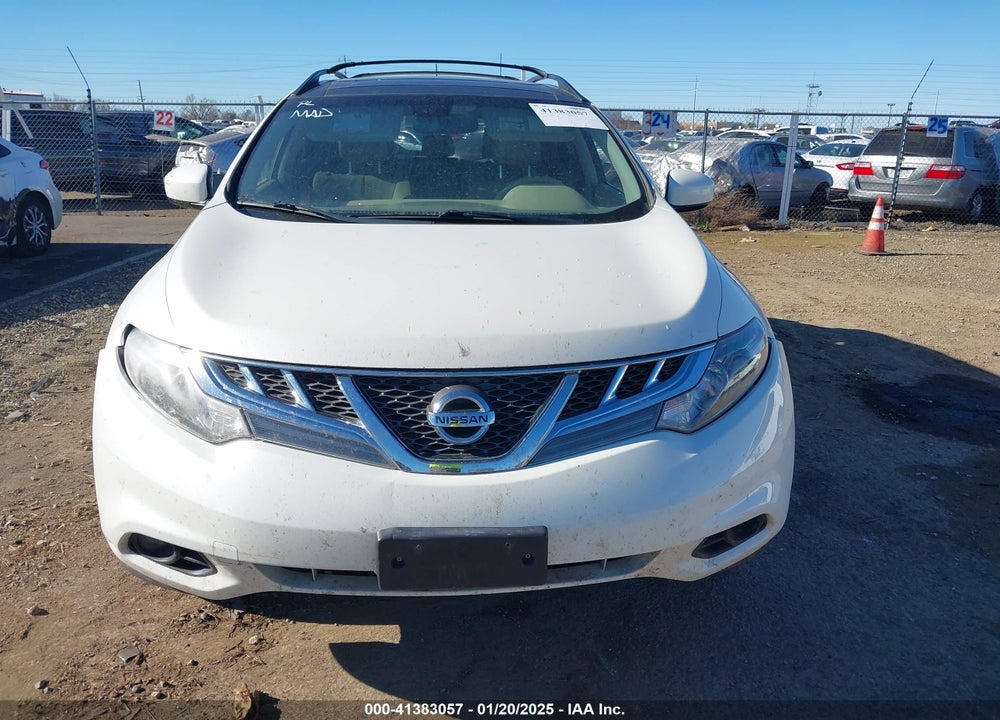 2014 NISSAN MURANO SL VIN: JN8AZ1MU9EW411239