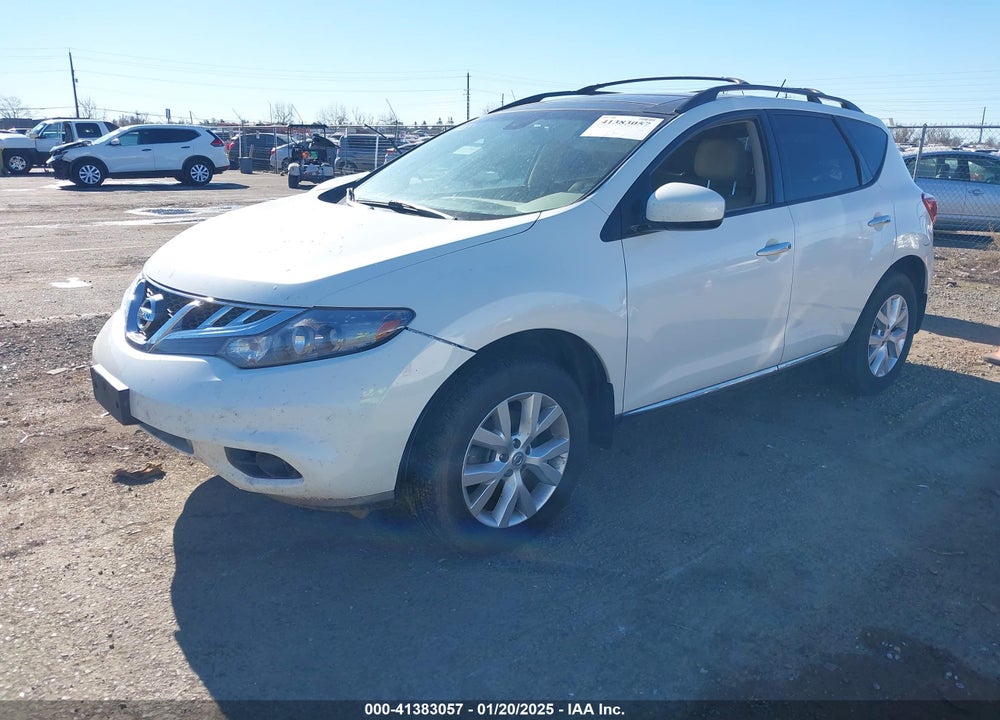 2014 NISSAN MURANO SL VIN: JN8AZ1MU9EW411239