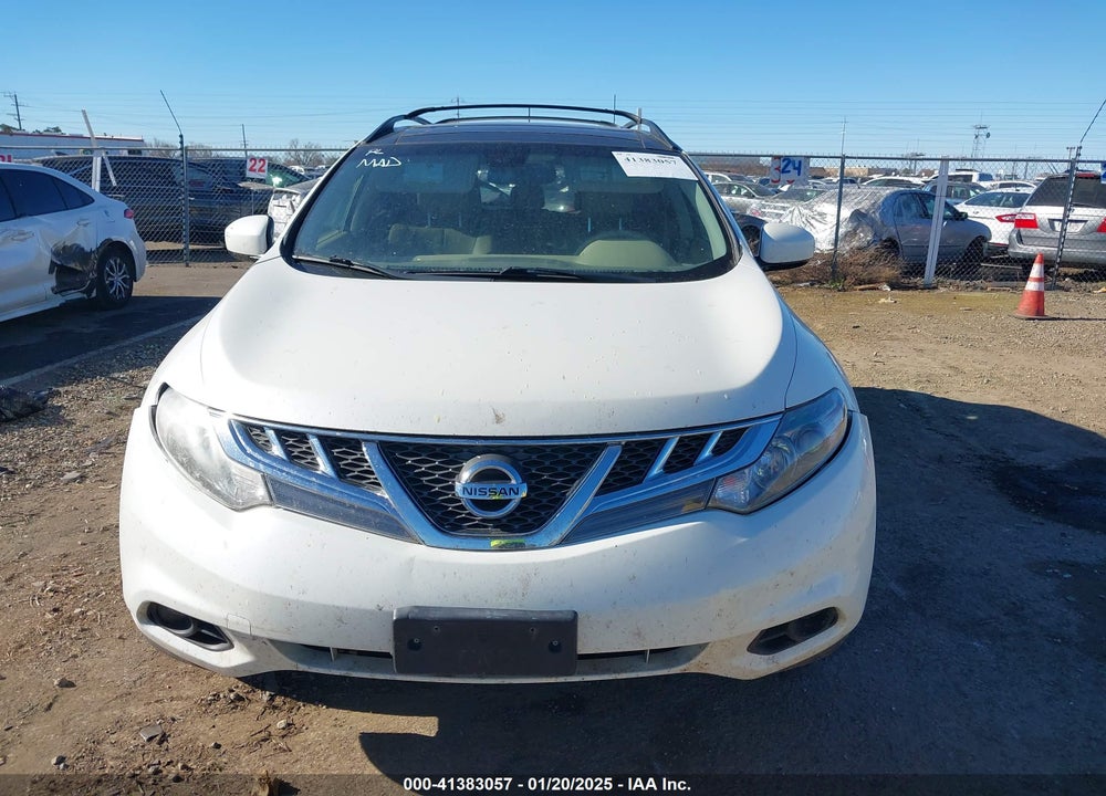 2014 NISSAN MURANO SL VIN: JN8AZ1MU9EW411239