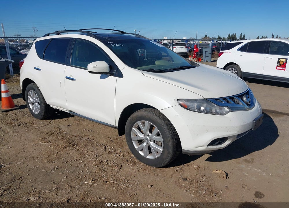 2014 NISSAN MURANO SL VIN: JN8AZ1MU9EW411239