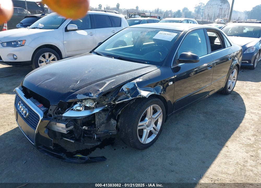 2007 AUDI A4 2.0T VIN: WAUAF78E37A040912