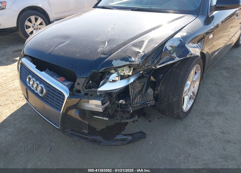 2007 AUDI A4 2.0T VIN: WAUAF78E37A040912