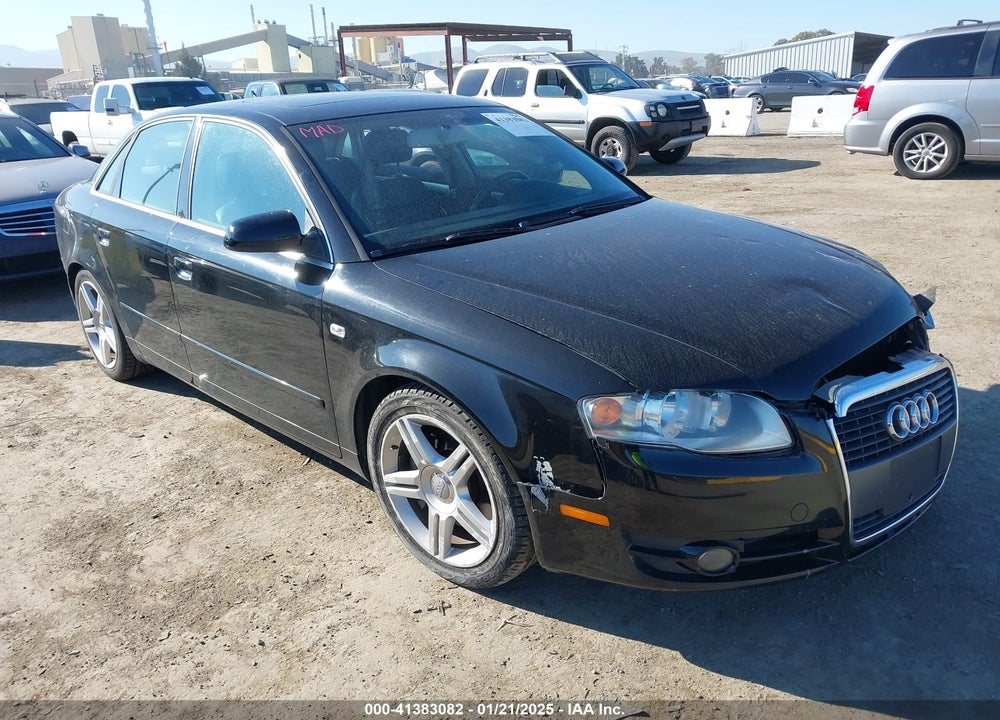 2007 AUDI A4 2.0T VIN: WAUAF78E37A040912