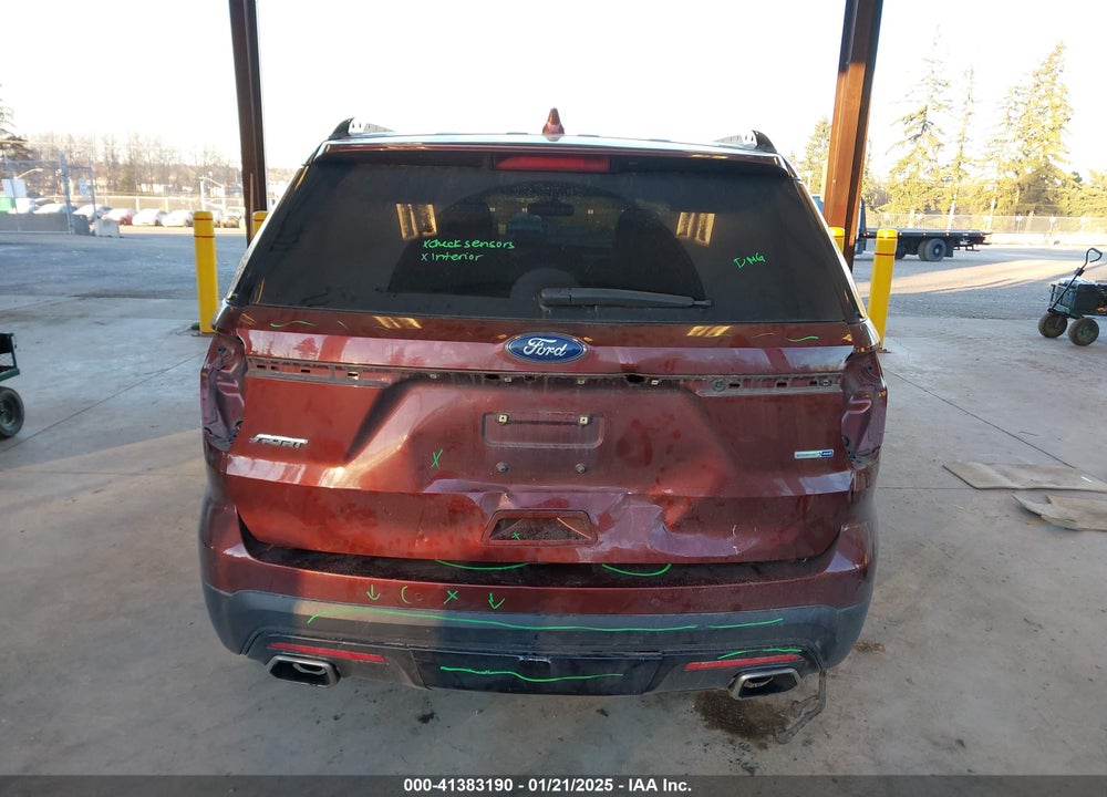 2016 FORD EXPLORER SPORT VIN: 1FM5K8GT7GGA56710