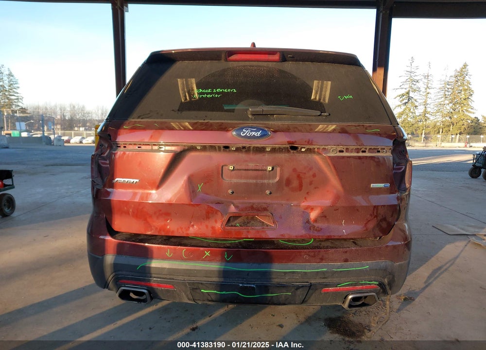 2016 FORD EXPLORER SPORT VIN: 1FM5K8GT7GGA56710