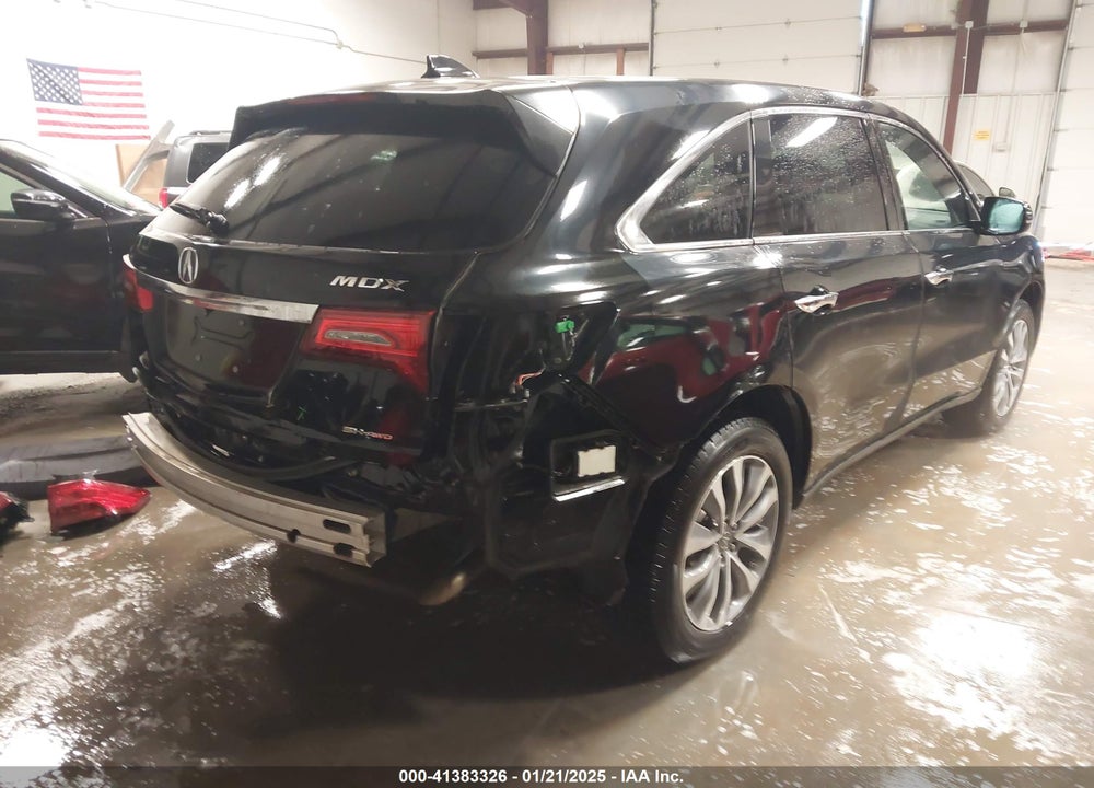 2014 ACURA MDX TECHNOLOGY PACKAGE VIN: 5FRYD4H48EB037018