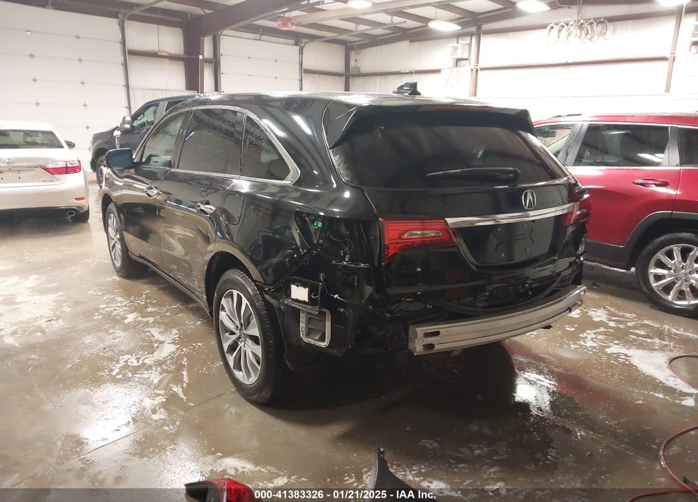 2014 ACURA MDX TECHNOLOGY PACKAGE VIN: 5FRYD4H48EB037018