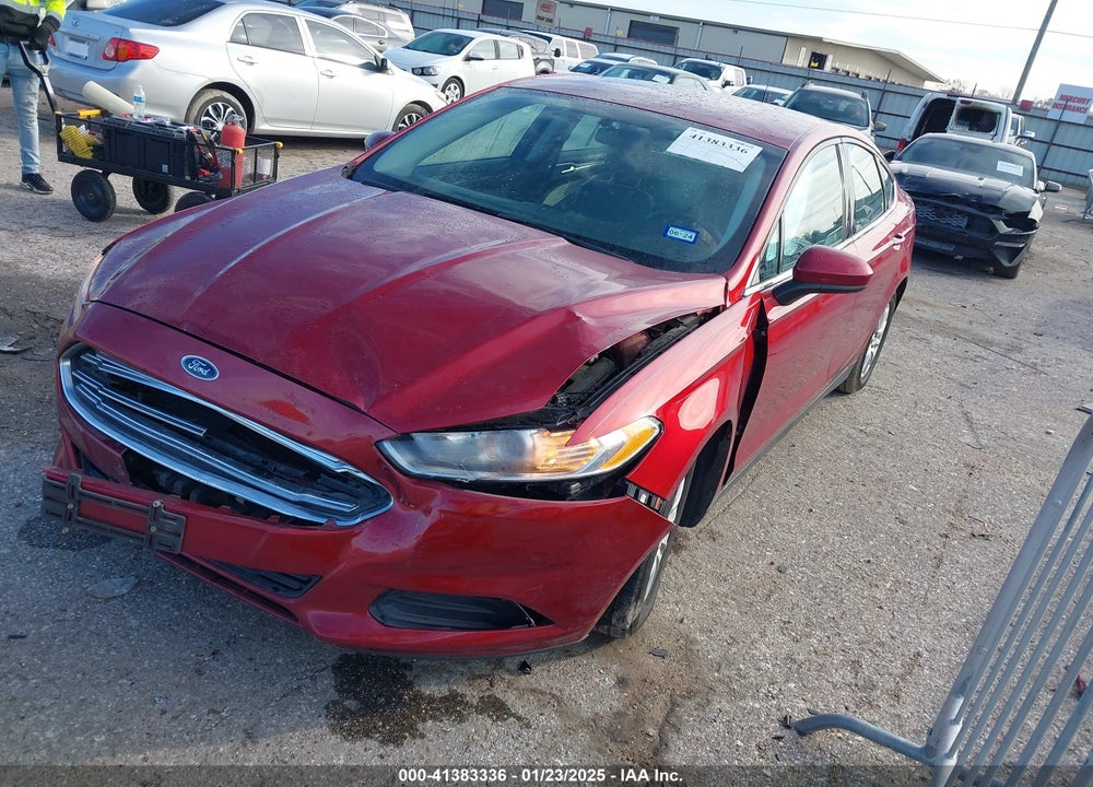 2015 FORD FUSION S VIN: 3FA6P0G75FR261017