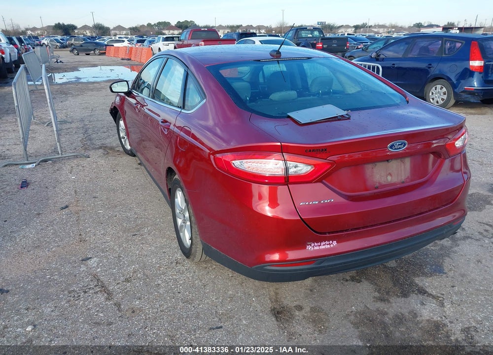 2015 FORD FUSION S VIN: 3FA6P0G75FR261017