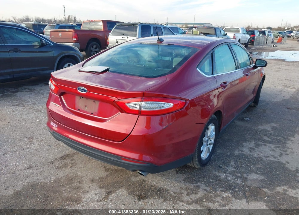 2015 FORD FUSION S VIN: 3FA6P0G75FR261017