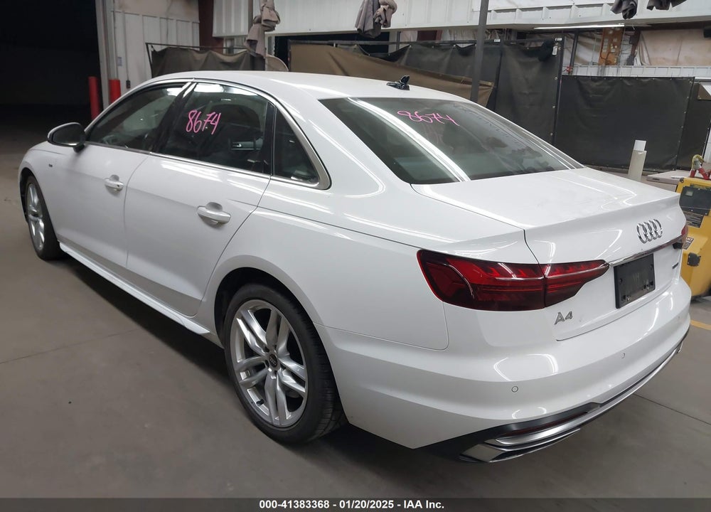 2023 AUDI A4 PREMIUM PLUS 45 TFSI S LINE QUATTRO S TRONIC VIN: WAUEAAF42PN002863