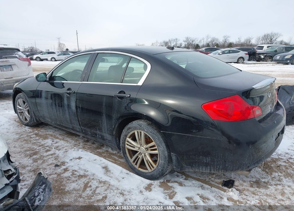 2011 INFINITI G37X VIN: JN1CV6AR6BM352609