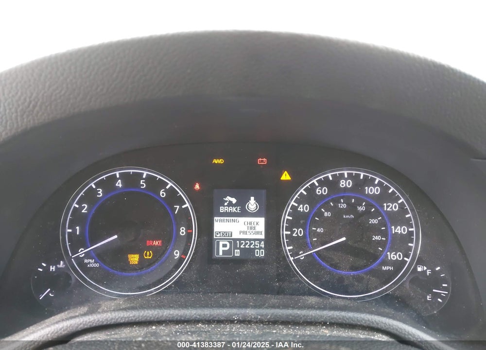 2011 INFINITI G37X VIN: JN1CV6AR6BM352609