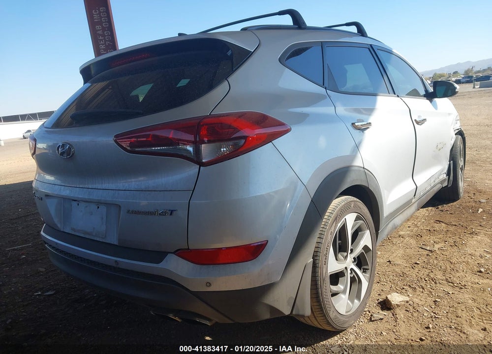 2016 HYUNDAI TUCSON LIMITED VIN: KM8J33A21GU151232