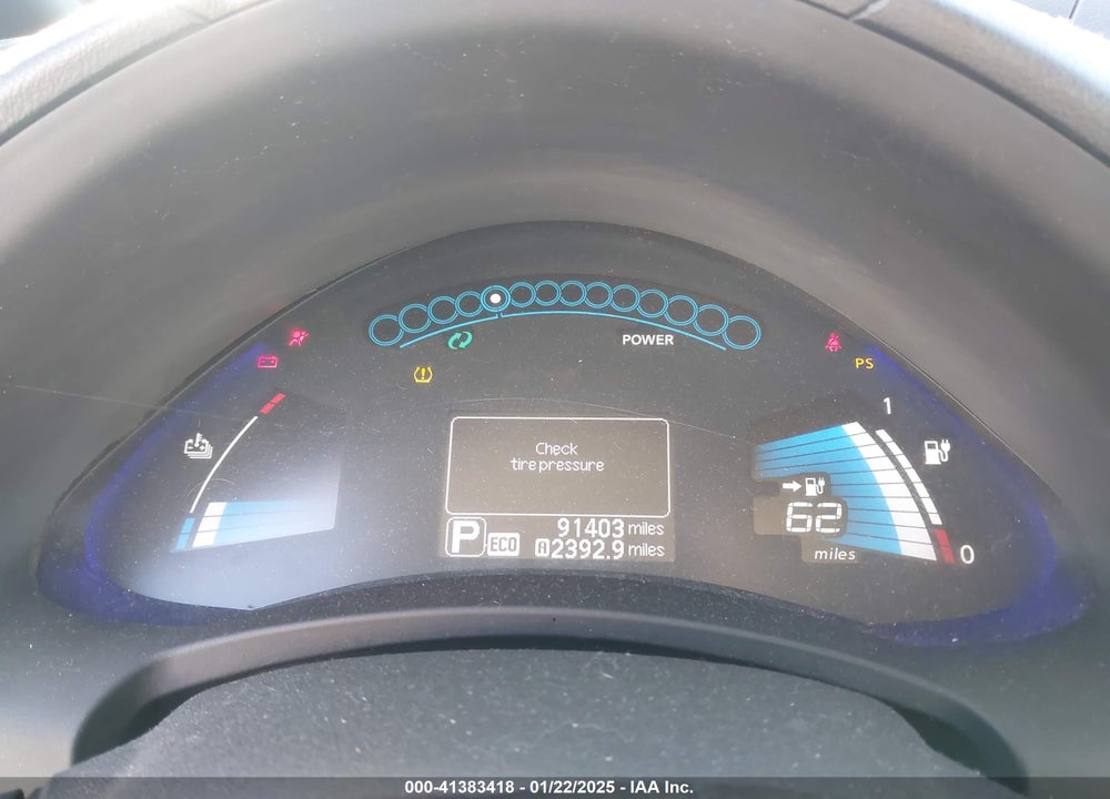 2013 NISSAN LEAF VIN: 1N4AZ0CP8DC405732