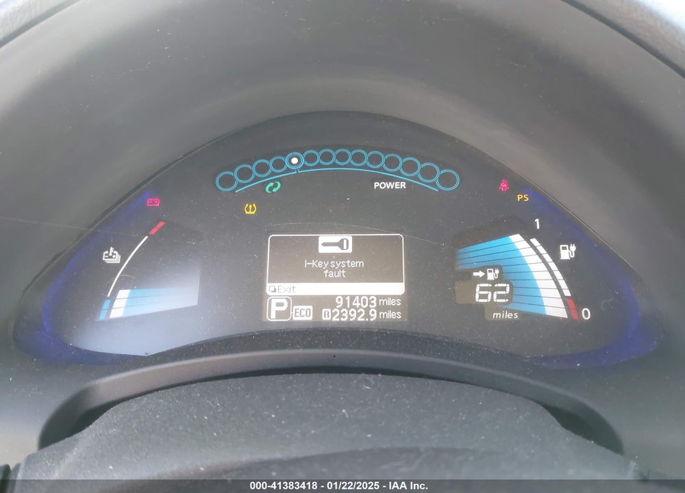 2013 NISSAN LEAF VIN: 1N4AZ0CP8DC405732