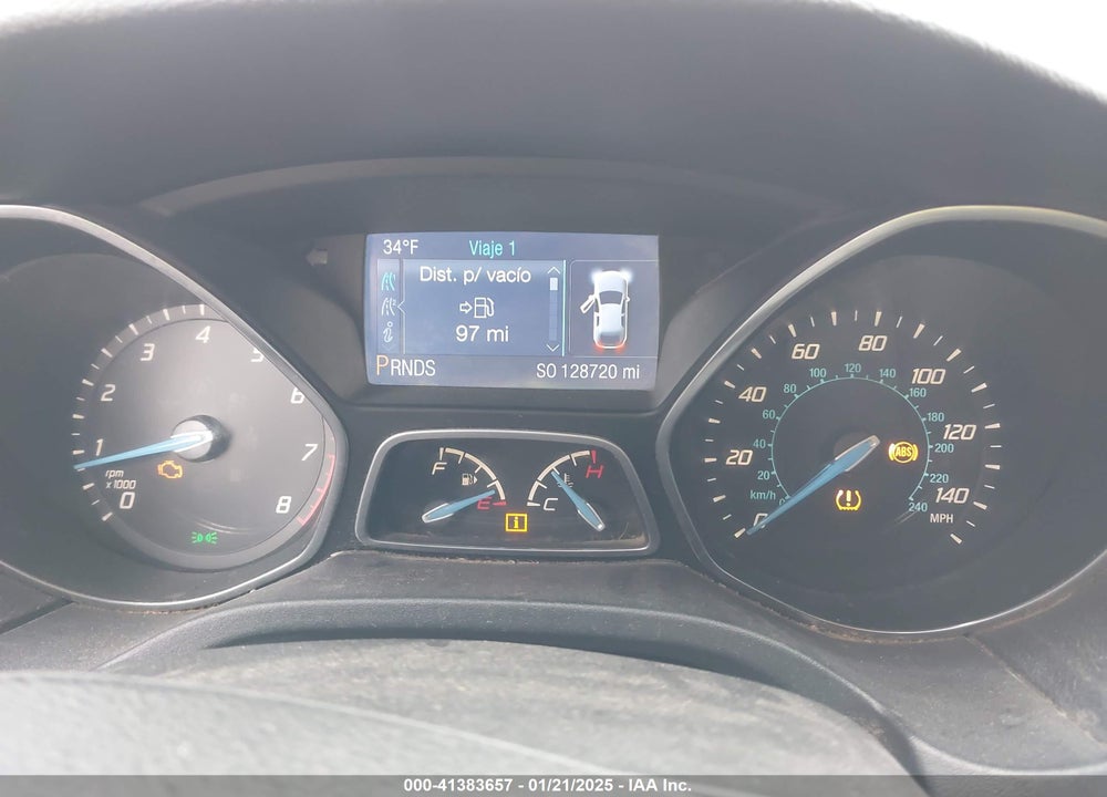 2014 FORD FOCUS VIN: 1FADP3F20EL345855