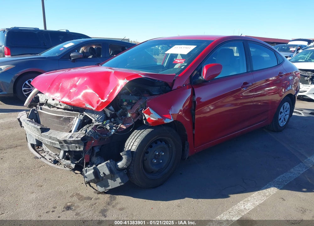 2016 HYUNDAI ACCENT VIN: KMHCT4AE7GU078313