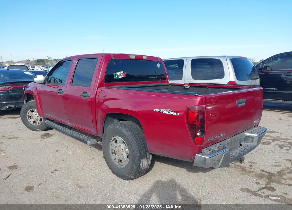 2006 GMC CANYON SLE2 VIN: 1GTDS136568217894
