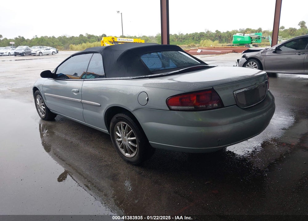 2002 CHRYSLER SEBRING LIMITED VIN: 1C3EL65R52N342819