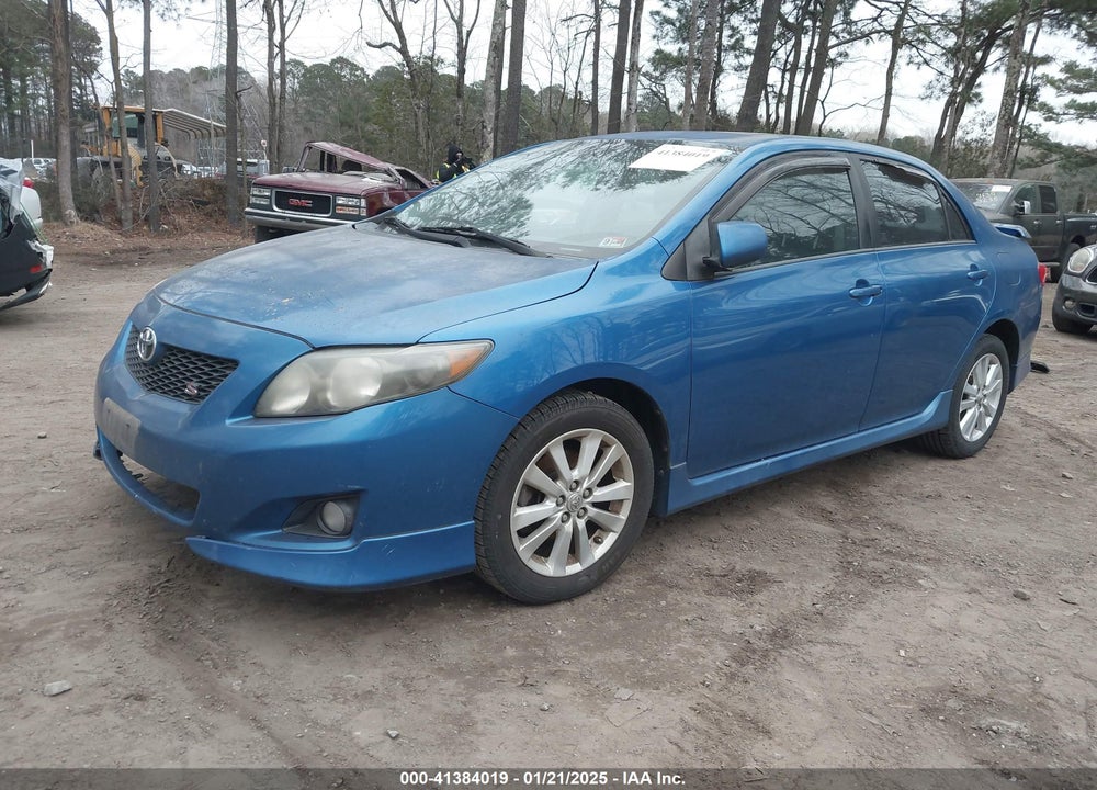 2009 TOYOTA COROLLA VIN: 2T1BU40E29C050742