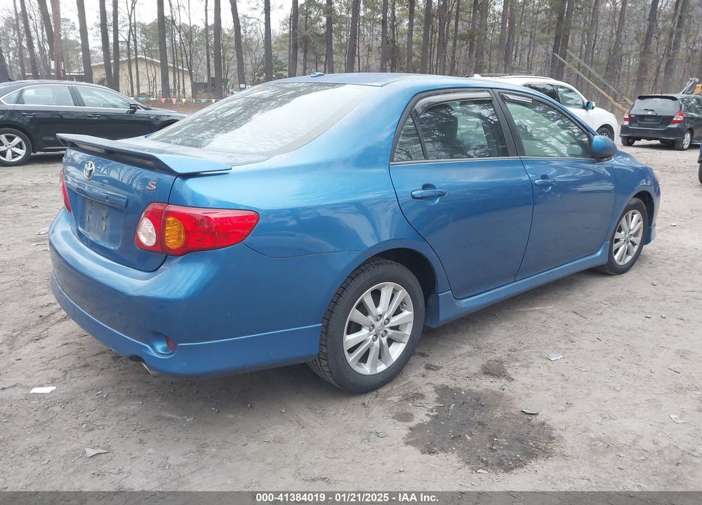 2009 TOYOTA COROLLA VIN: 2T1BU40E29C050742