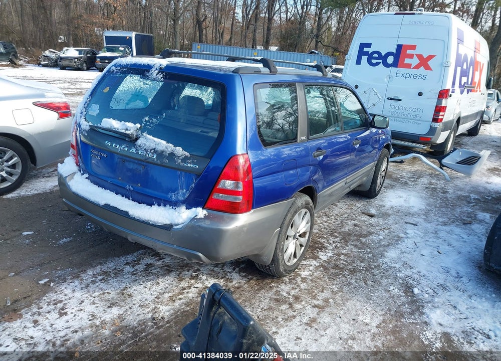 2004 SUBARU FORESTER 2.5XS VIN: JF1SG65654H755355