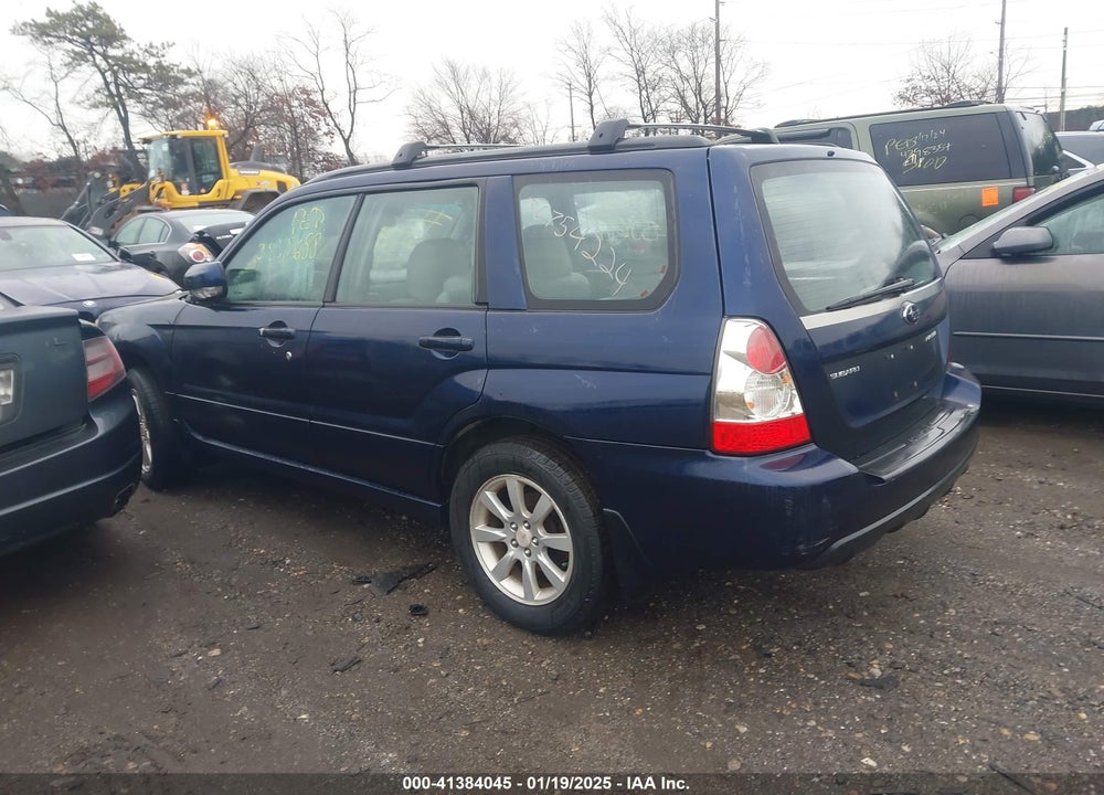 2006 SUBARU FORESTER 2.5X VIN: JF1SG65696H731224