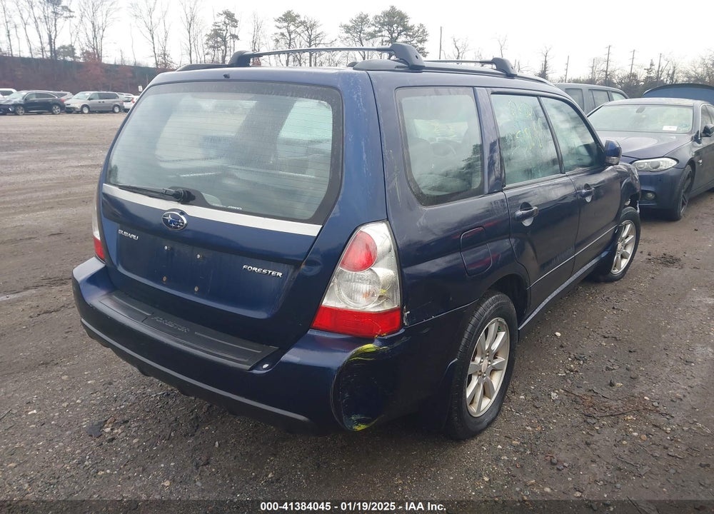 2006 SUBARU FORESTER 2.5X VIN: JF1SG65696H731224