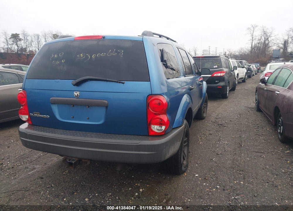 2006 DODGE DURANGO SXT VIN: 1D4HB38N66F168300