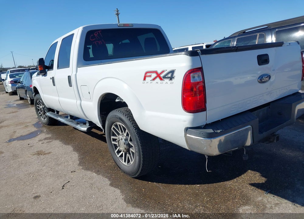 2012 FORD F-250 XLT VIN: 1FT7W2B6XCED06088