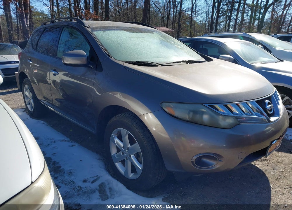 2009 NISSAN MURANO S VIN: JN8AZ18W29W100981