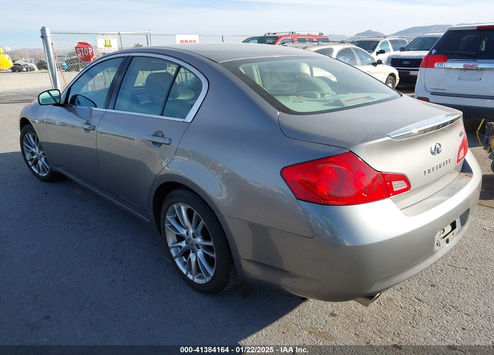 2007 INFINITI G35 JOURNEY VIN: JNKBV61E27M706542