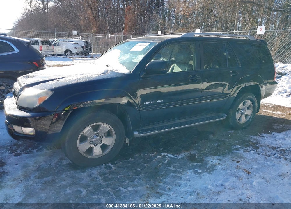2003 TOYOTA 4RUNNER LIMITED V8 VIN: JTEBT17R730001320
