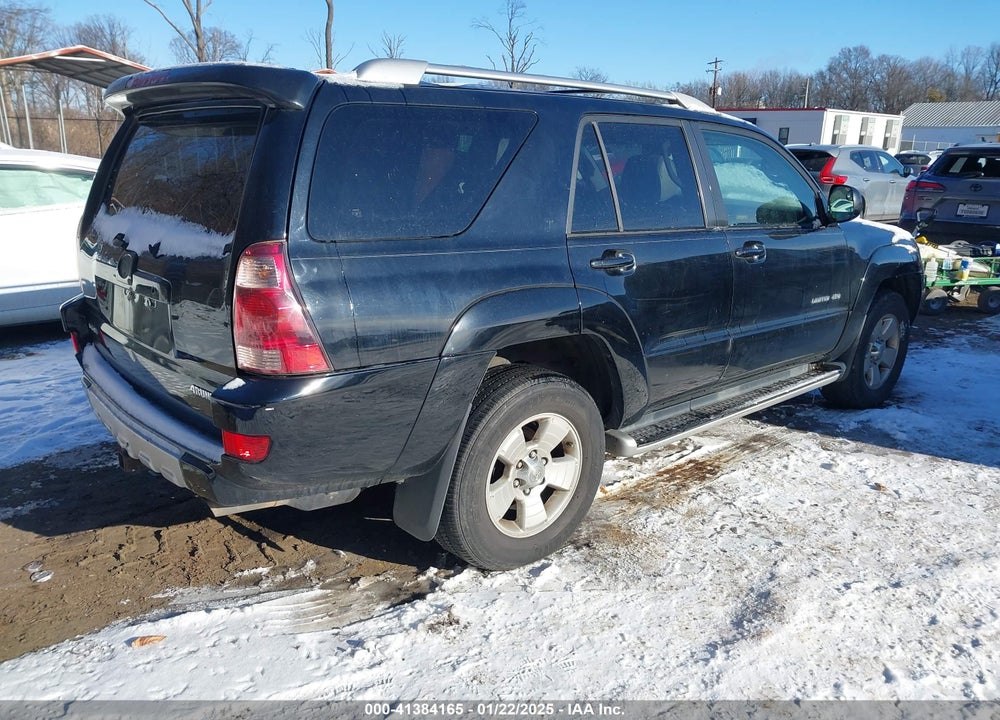2003 TOYOTA 4RUNNER LIMITED V8 VIN: JTEBT17R730001320