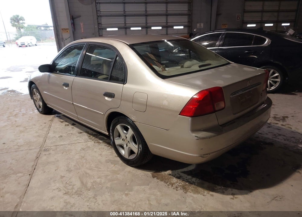 2001 HONDA CIVIC LX VIN: 2HGES16581H597146