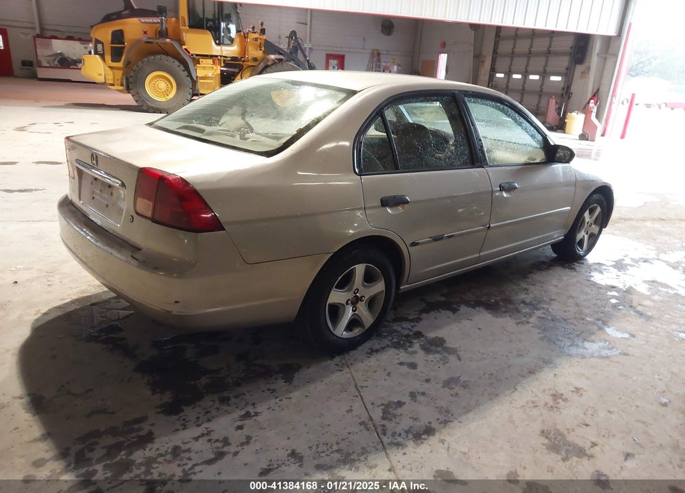 2001 HONDA CIVIC LX VIN: 2HGES16581H597146