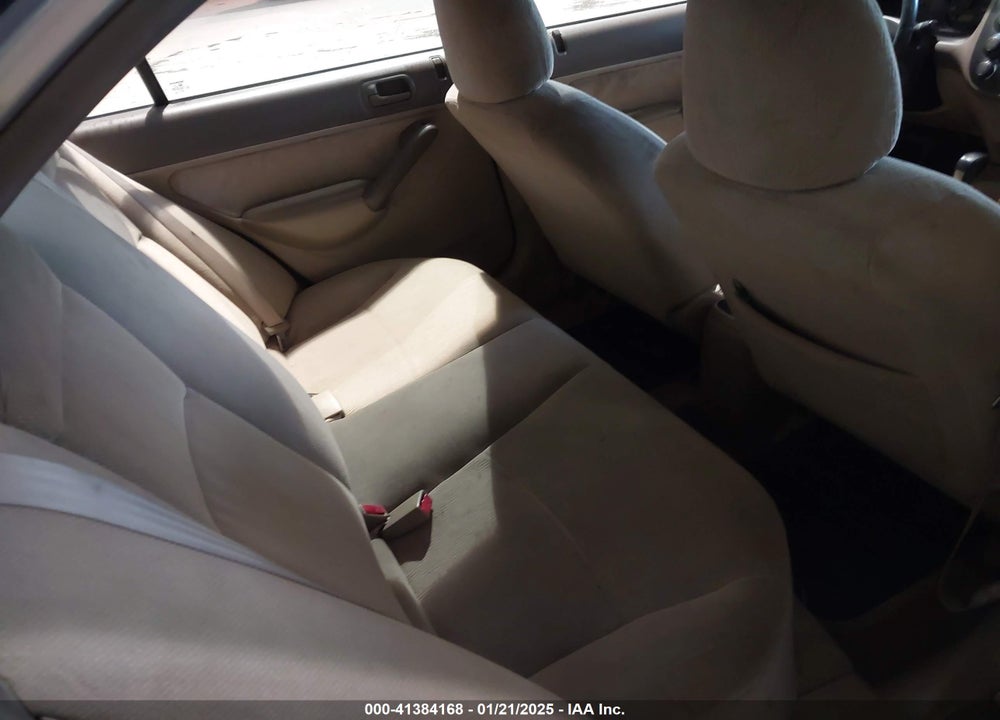 2001 HONDA CIVIC LX VIN: 2HGES16581H597146