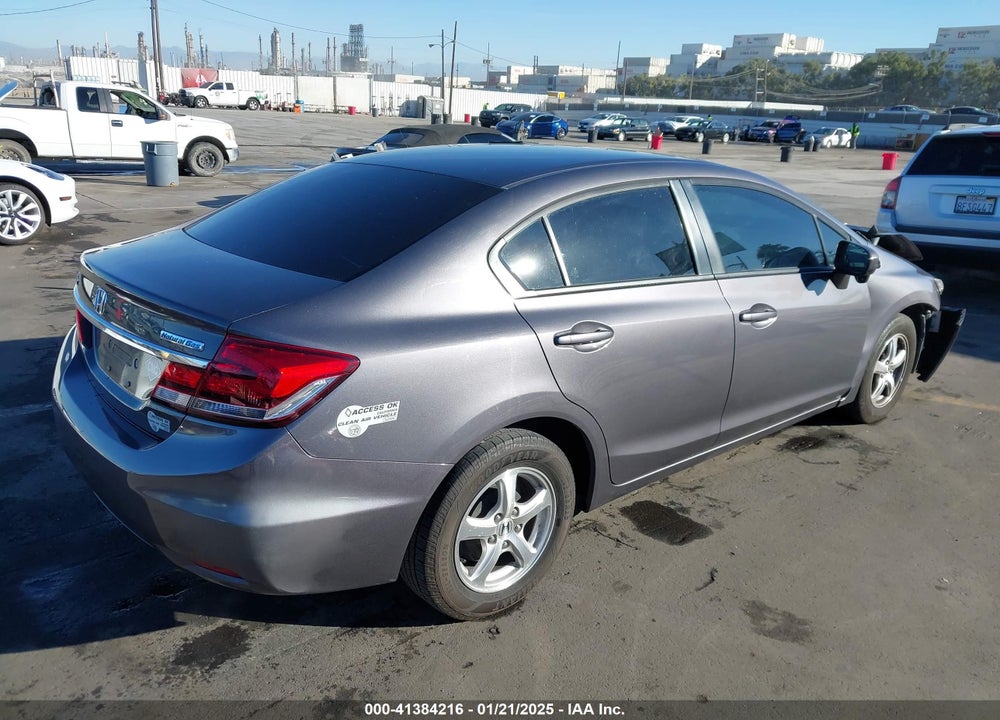 2015 HONDA CIVIC NATURAL GAS VIN: 19XFB5F57FE000274