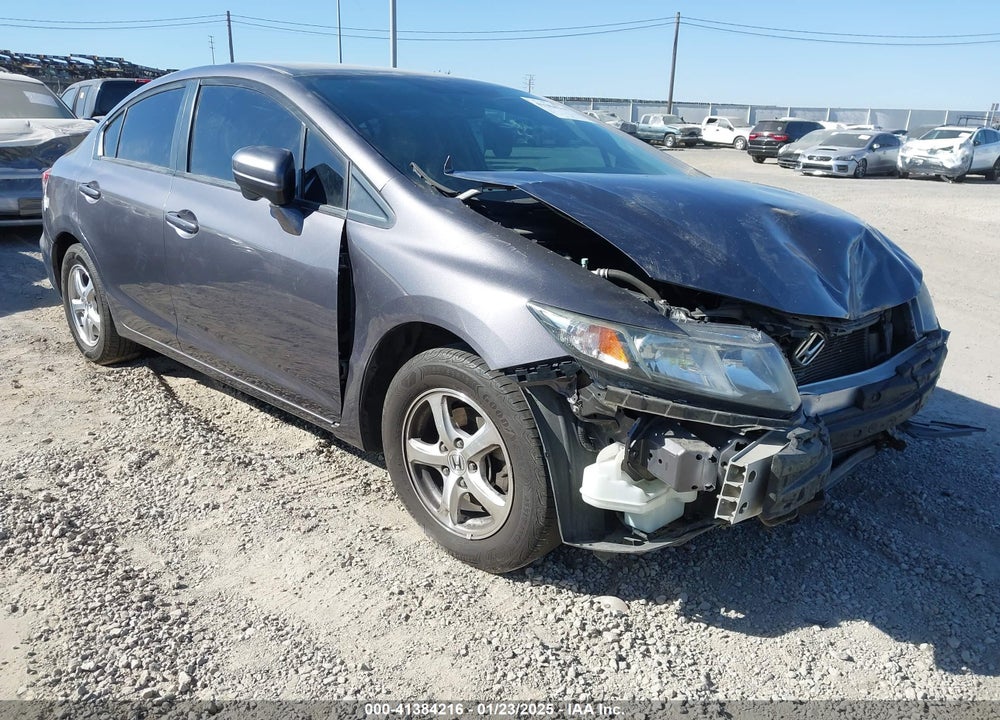 2015 HONDA CIVIC NATURAL GAS VIN: 19XFB5F57FE000274