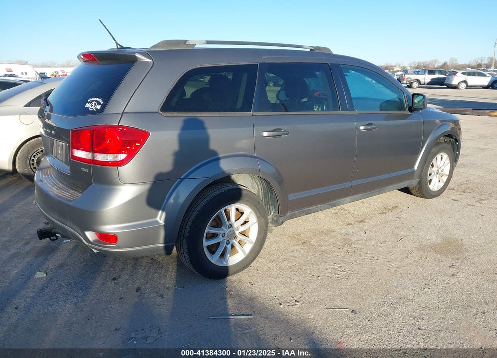 2013 DODGE JOURNEY SXT VIN: 3C4PDCBG6DT578952