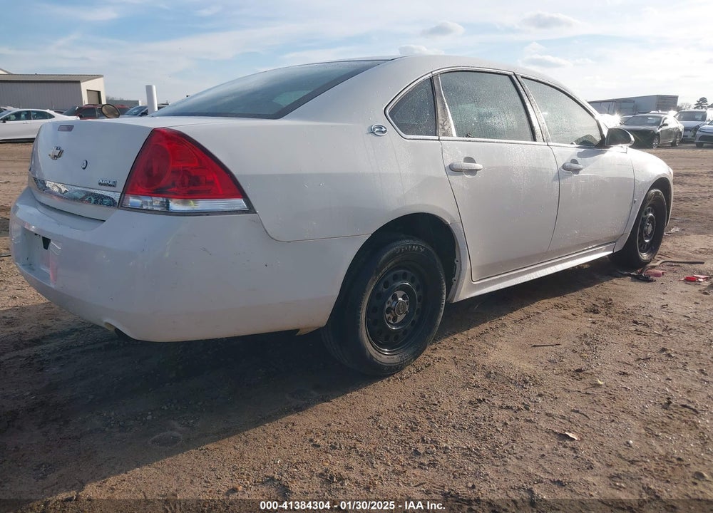 2009 CHEVROLET IMPALA POLICE VIN: 2G1WS57M691314160
