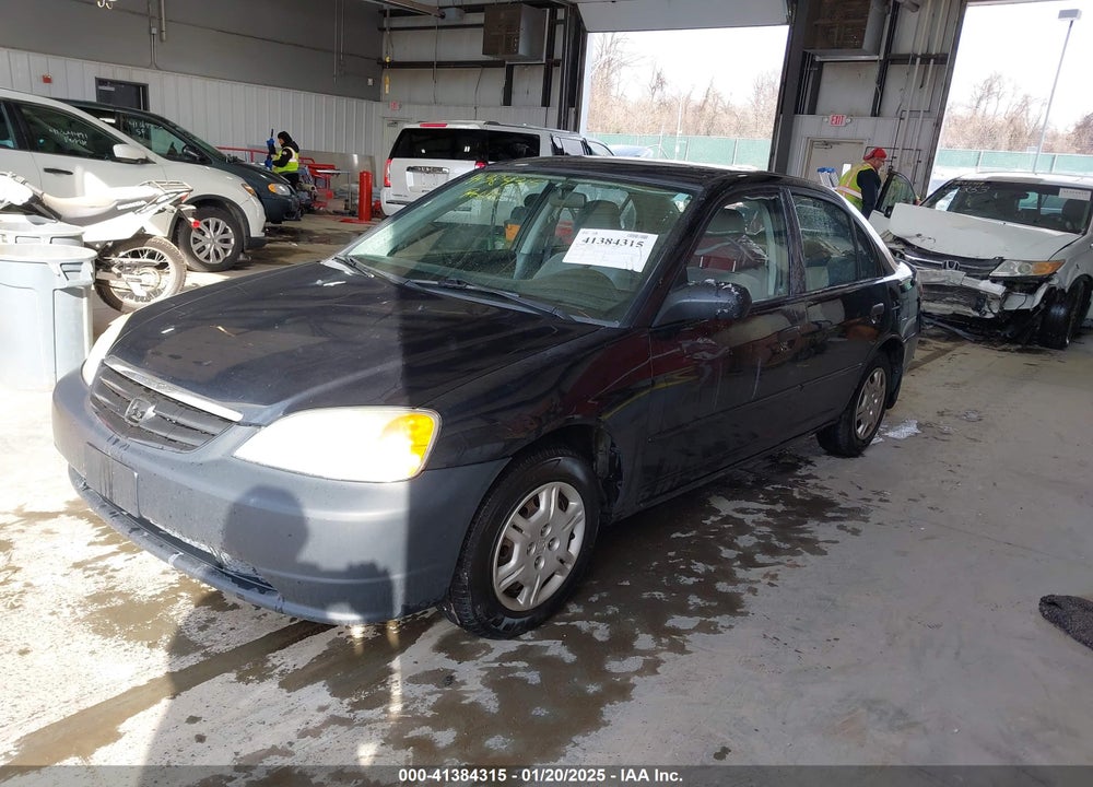 2001 HONDA CIVIC LX VIN: 2HGES16571H592083