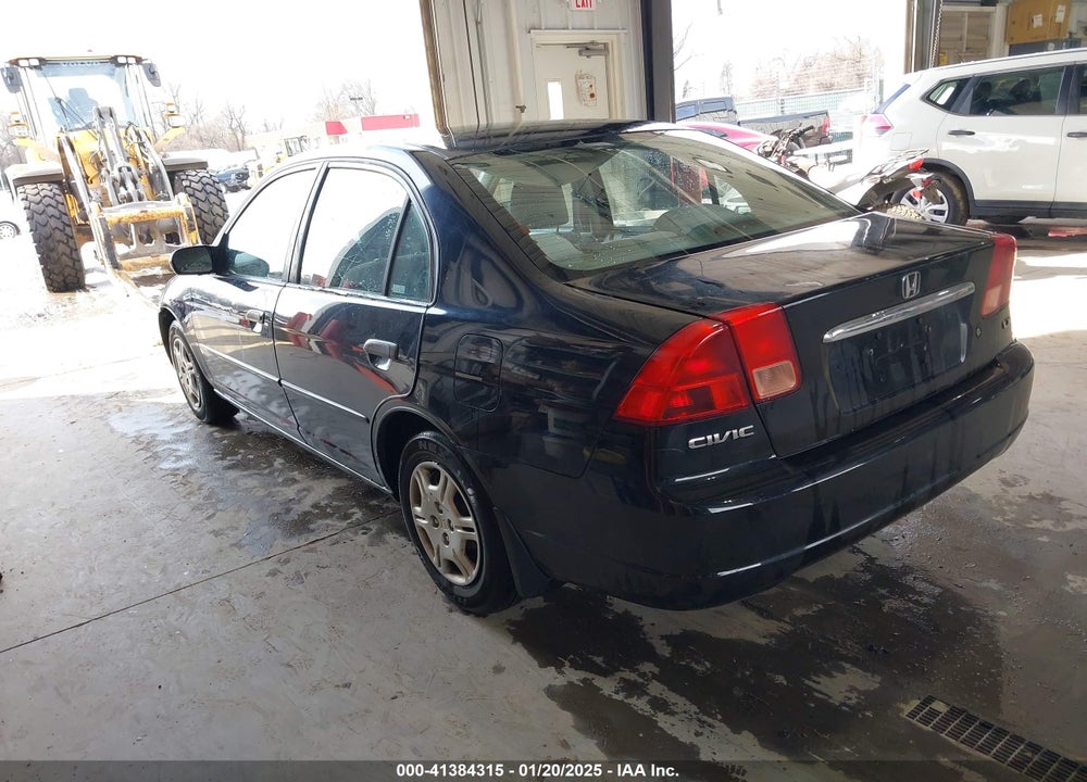 2001 HONDA CIVIC LX VIN: 2HGES16571H592083